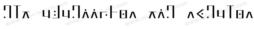 GLT UjugiinHar Tig Regular字体转换